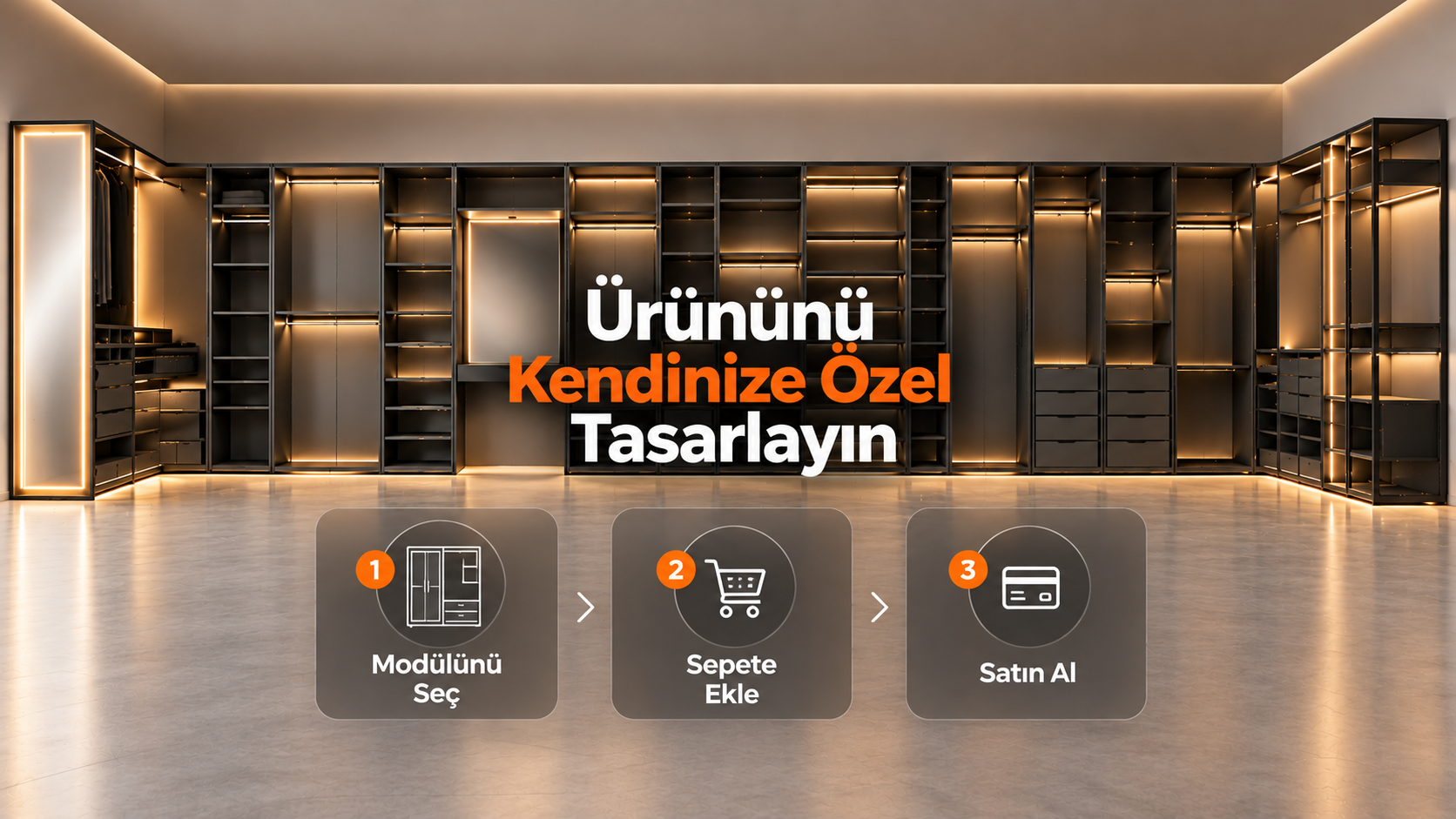 Hayalinizdeki dolabı kendiniz oluşturun!