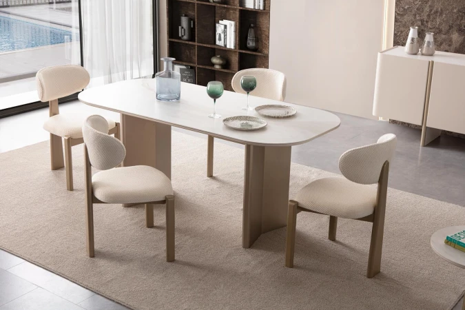 Lusso Seramik Yemek Odası