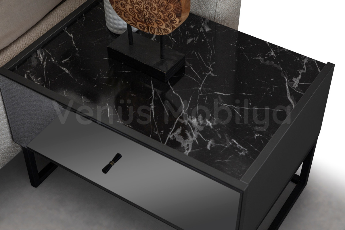 Lotus Bazalı Karyola Bronze Serisi